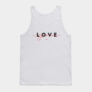 Love you black edition Tank Top